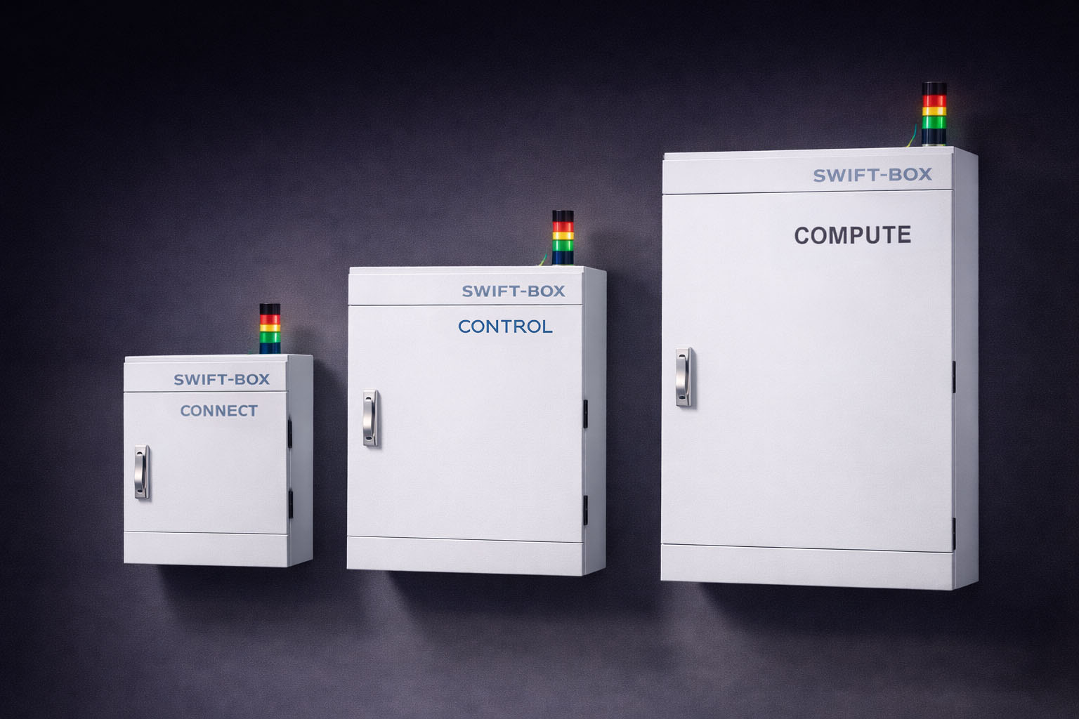 SWIFT-BOX Wall Cabinet Types - Connect, Control, Compute